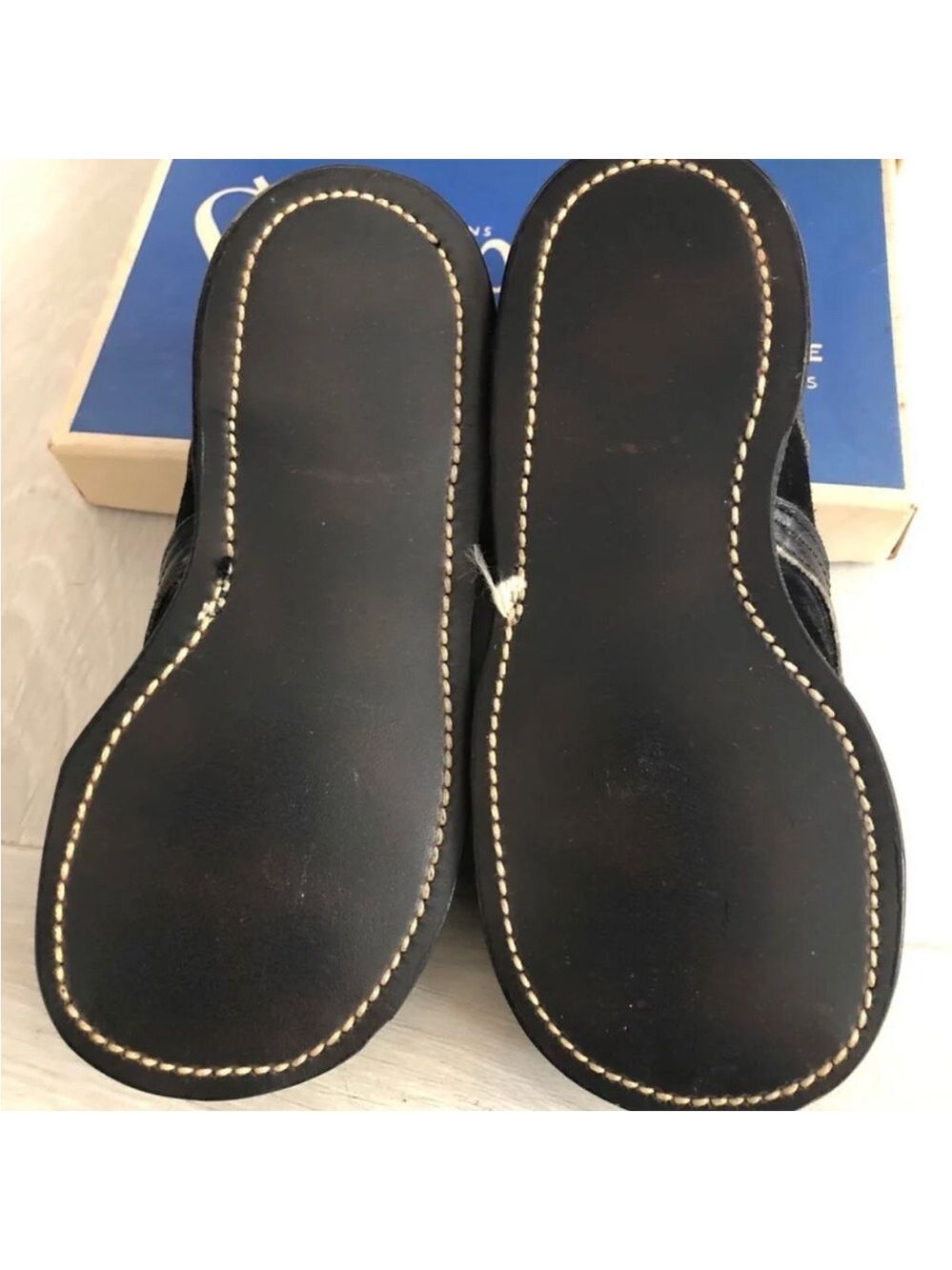 Vintage Boys Shoes Chapmans Exclusive Deluxe NIB Mid Century Oxfords Staging - Picture 8 of 12